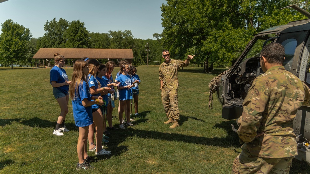 Gold Star Military Kids Camp in Monticello, Illinois