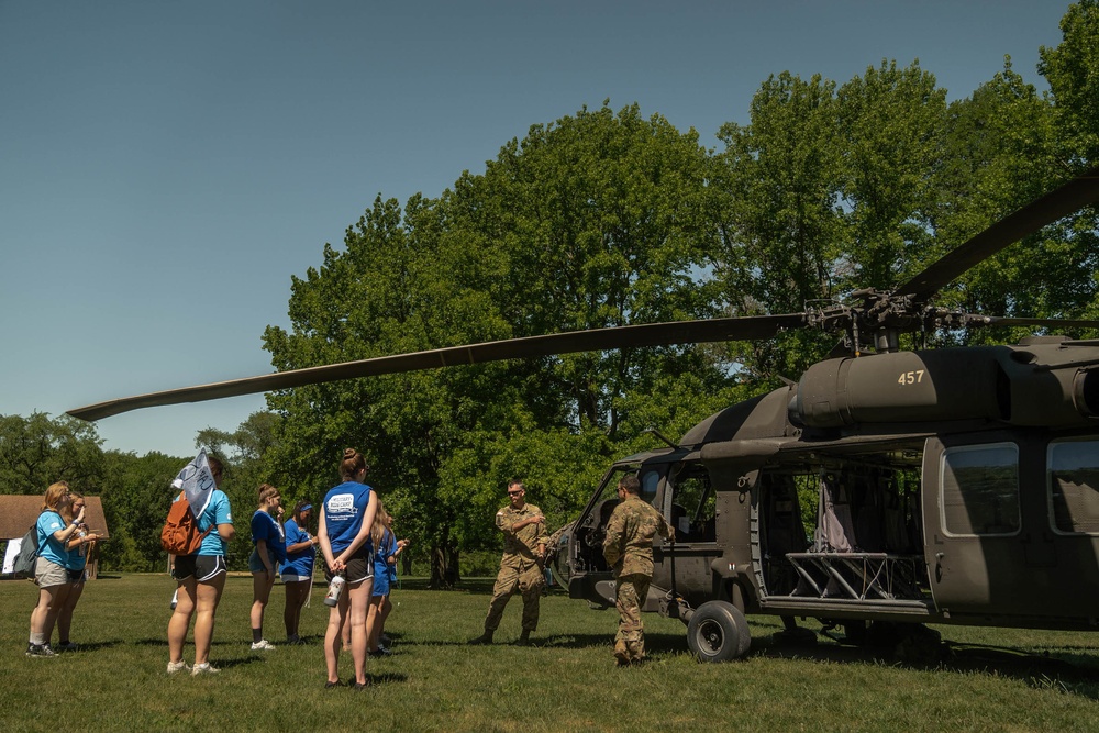 Gold Star Military Kids Camp in Monticello, Illinois