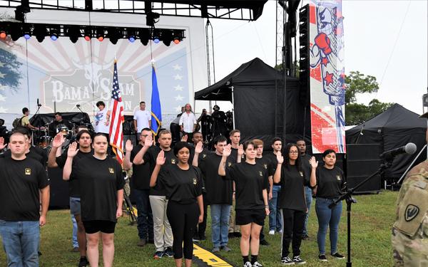 Fort Rucker kicks off Freedom Fest with swearing-in ceremony