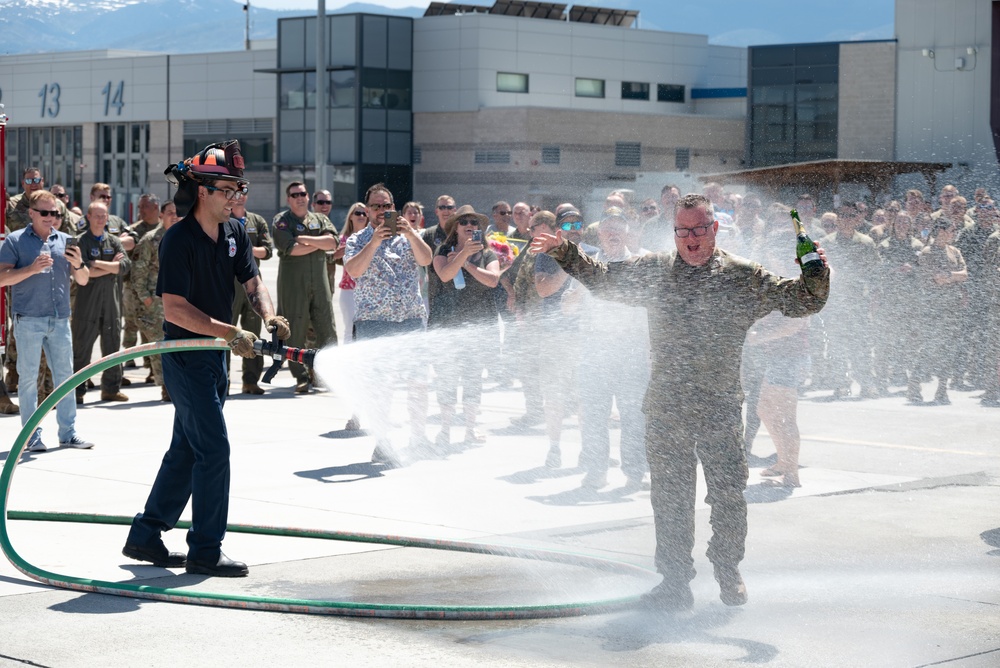 152nd Airlift Wing Chief of Safety flies final flight, set to become local JROTC commander