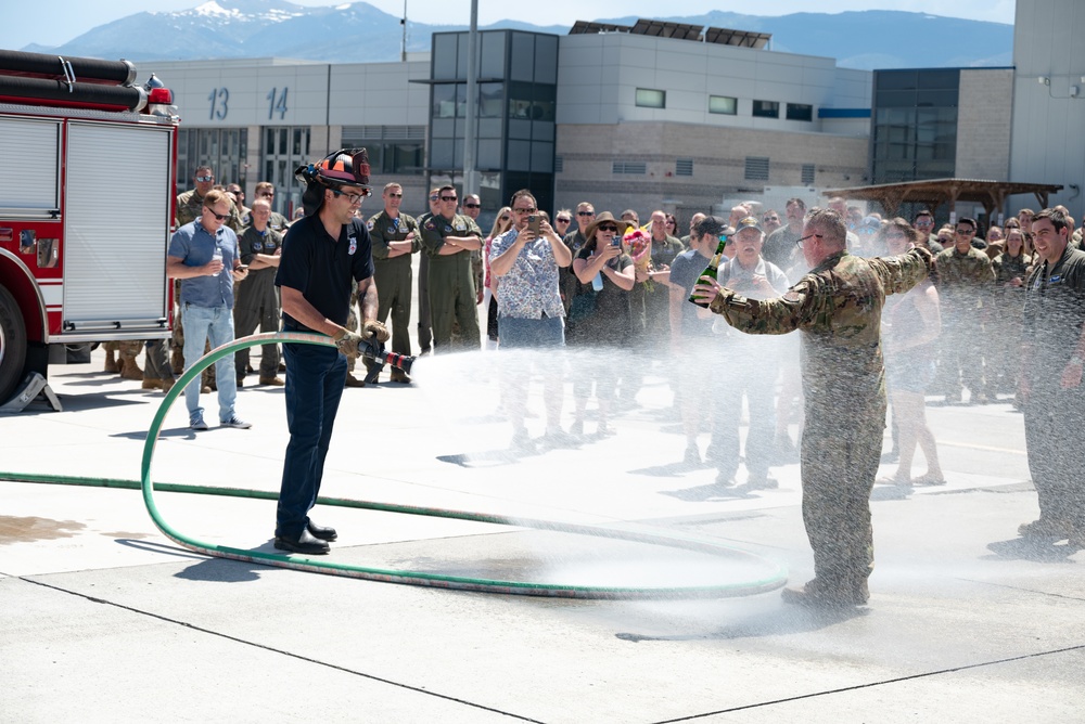 152nd Airlift Wing Navigator flies final flight, set to become local JROTC commander