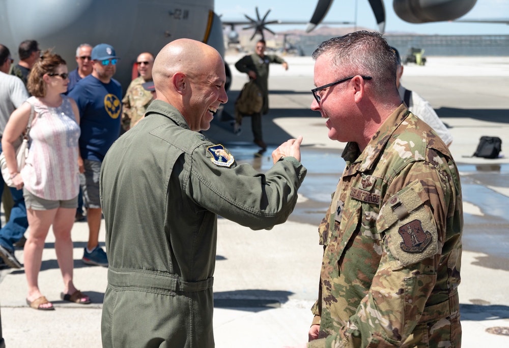 152nd Airlift Wing Navigator flies final flight, set to become local JROTC commander