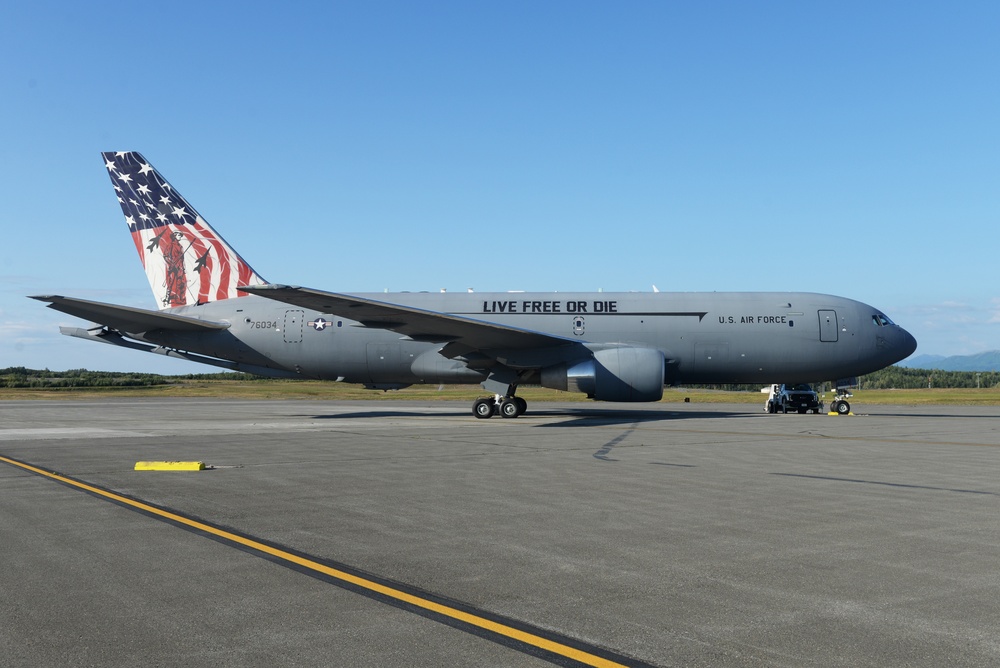 Flying colors - patriotic paint for Pease jet