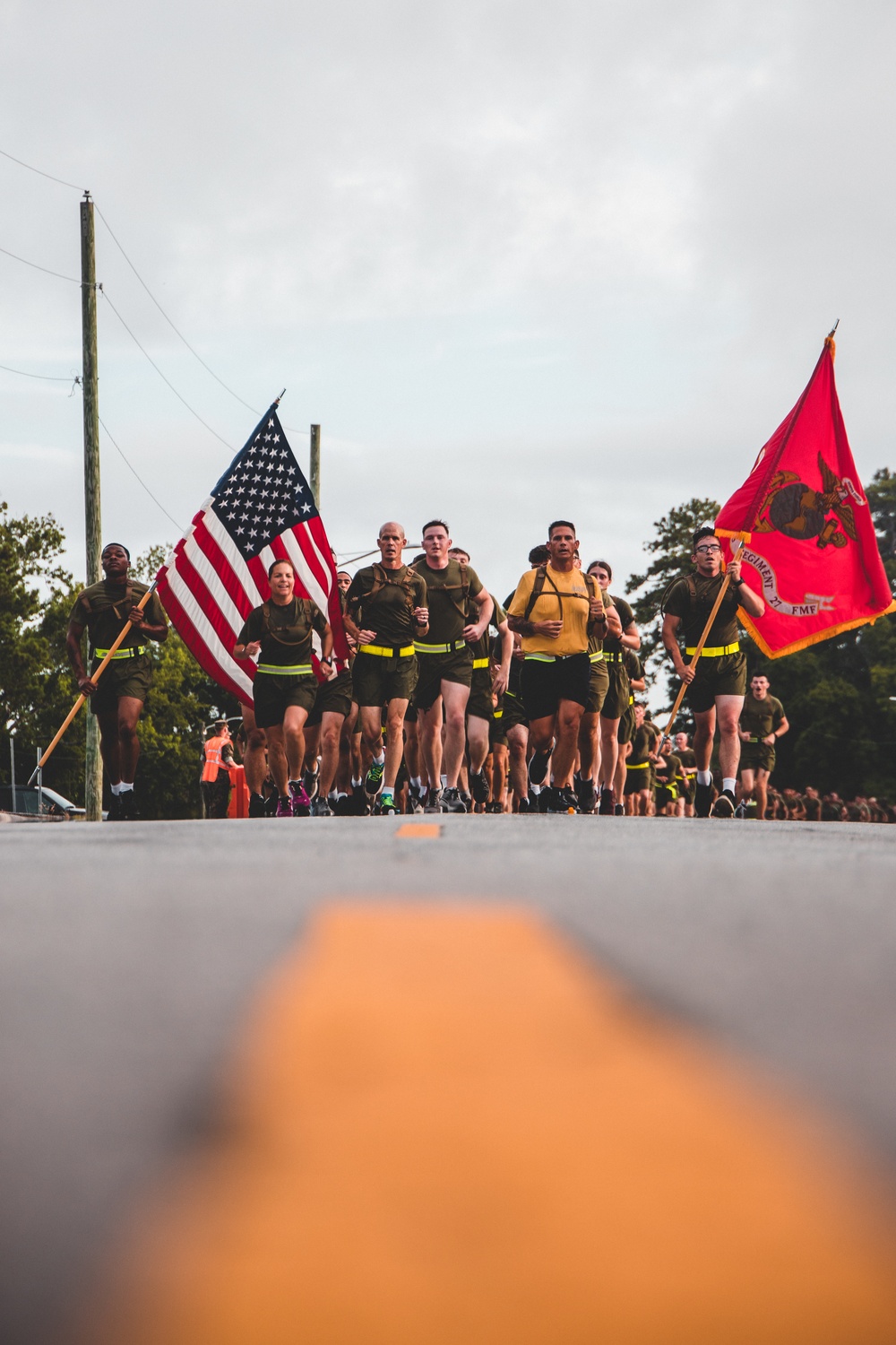 Independence Day run with Combat Logistics Regiment 27