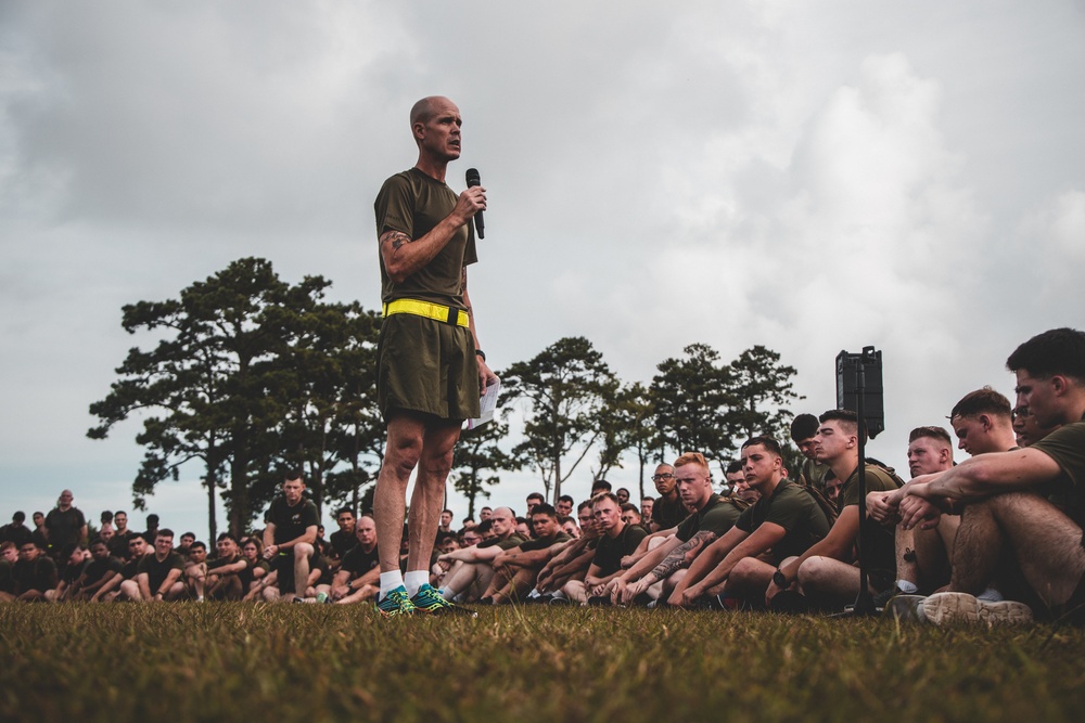 Independence Day run with Combat Logistics Regiment 27