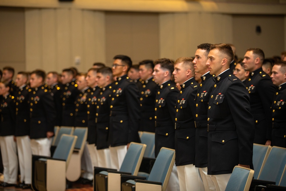 The Basic School Bravo Company 2-22 Graduation