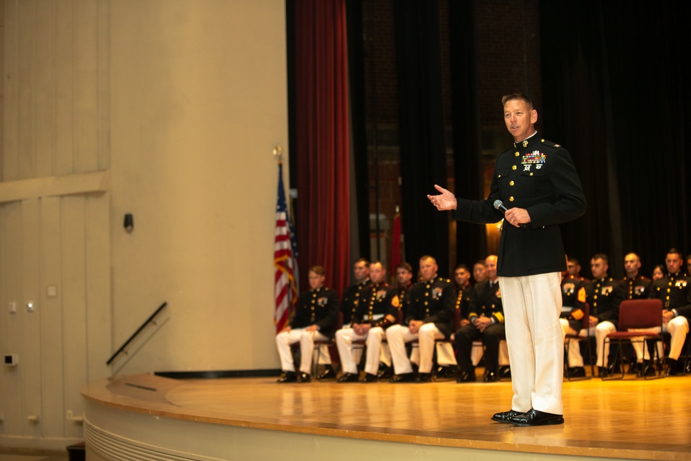 The Basic School Bravo Company 2-22 Graduation