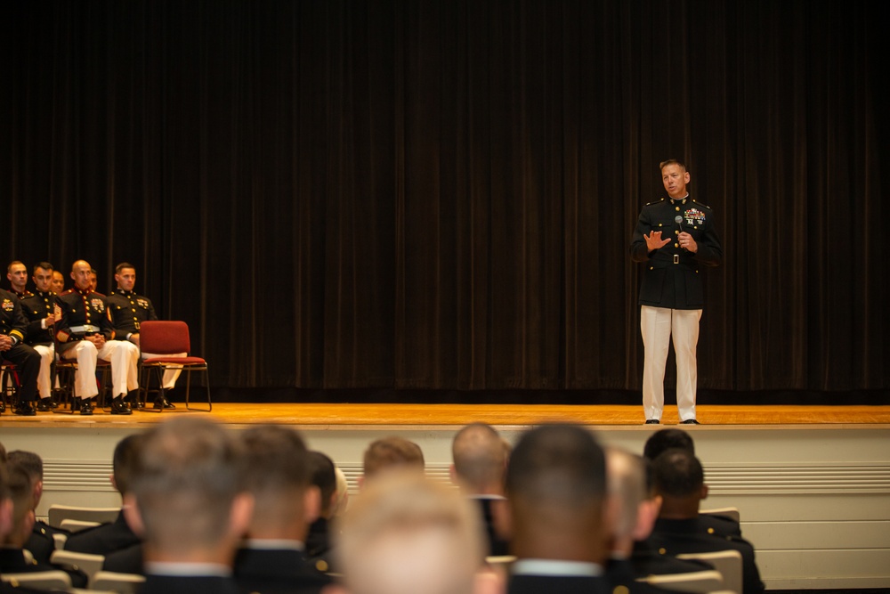 The Basic School Bravo Company 2-22 Graduation