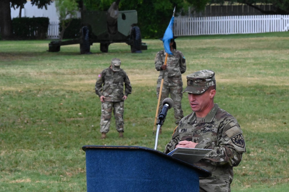 “Silent Warrior” Battalion changes responsibility, farewells Command Sgt. Maj. Lima