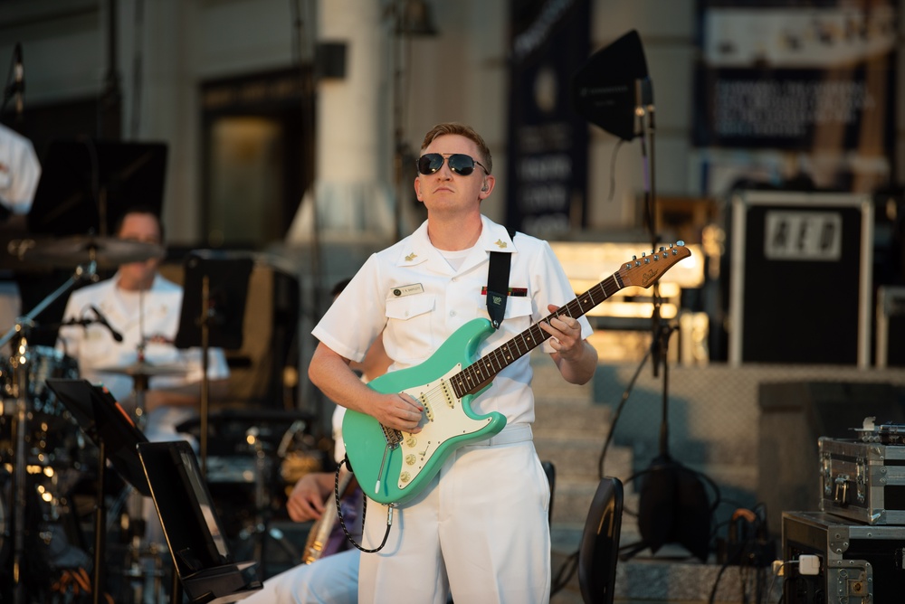 U.S. Navy Band performs at U.S. Navy Memorial