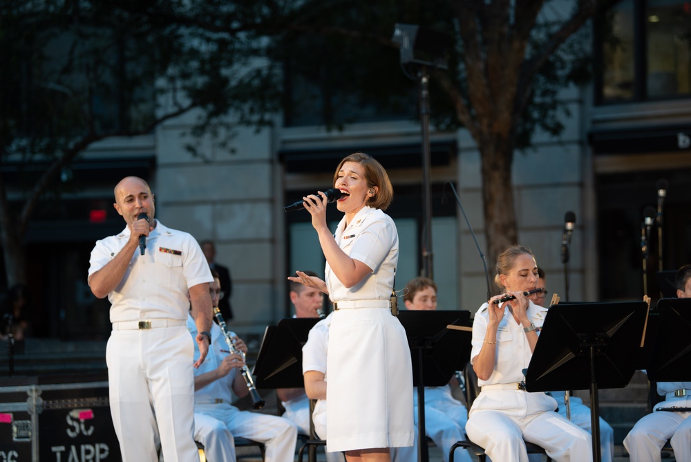 U.S. Navy Band performs at U.S. Navy Memorial