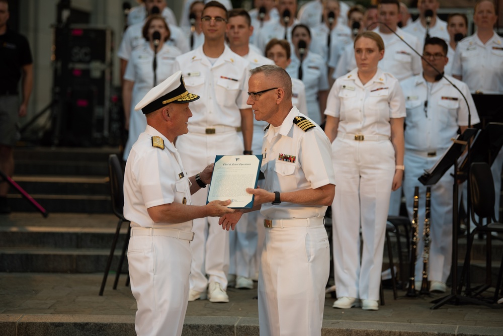 U.S. Navy Band performs at U.S. Navy Memorial