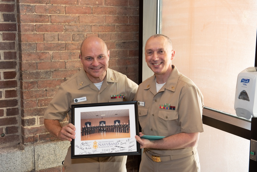 Master Chief Musician Chris Raifsnider retires after 30 years of service in the U.S. Navy Band