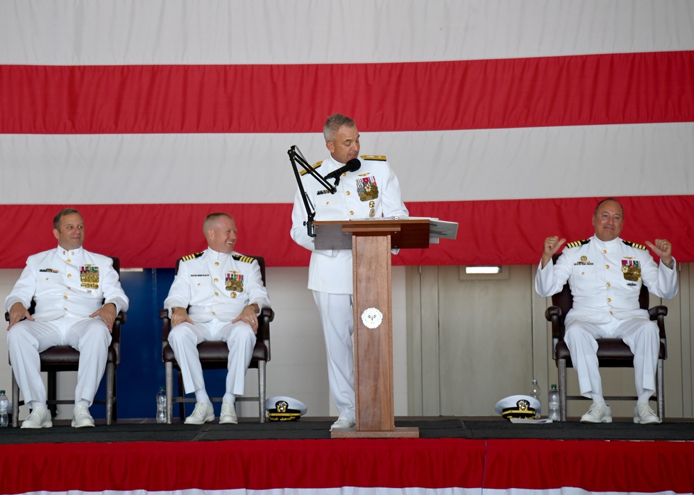 CTF 67 Holds Change of Command Ceremony