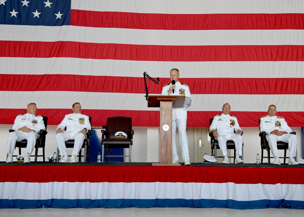 CTF 67 Holds Change of Command Ceremony