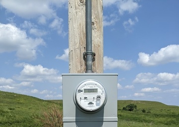Electric meter used for net metering