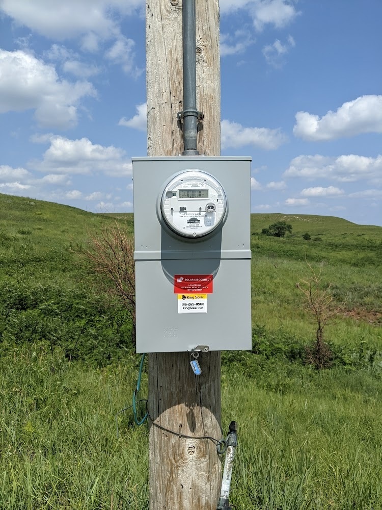Electric meter used for net metering