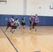 U.S. Navy Sailors from Abraham Lincoln, Chafee participate in a basketball game during RIMPAC 2022