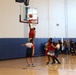 Philippine Navy frigate BRP Antonio Luna and USS Abraham Lincoln Sailors participate in a basketball game during RIMPAC 2022