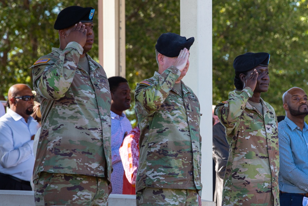 407th Army Field Support Brigade Change of Command Ceremony