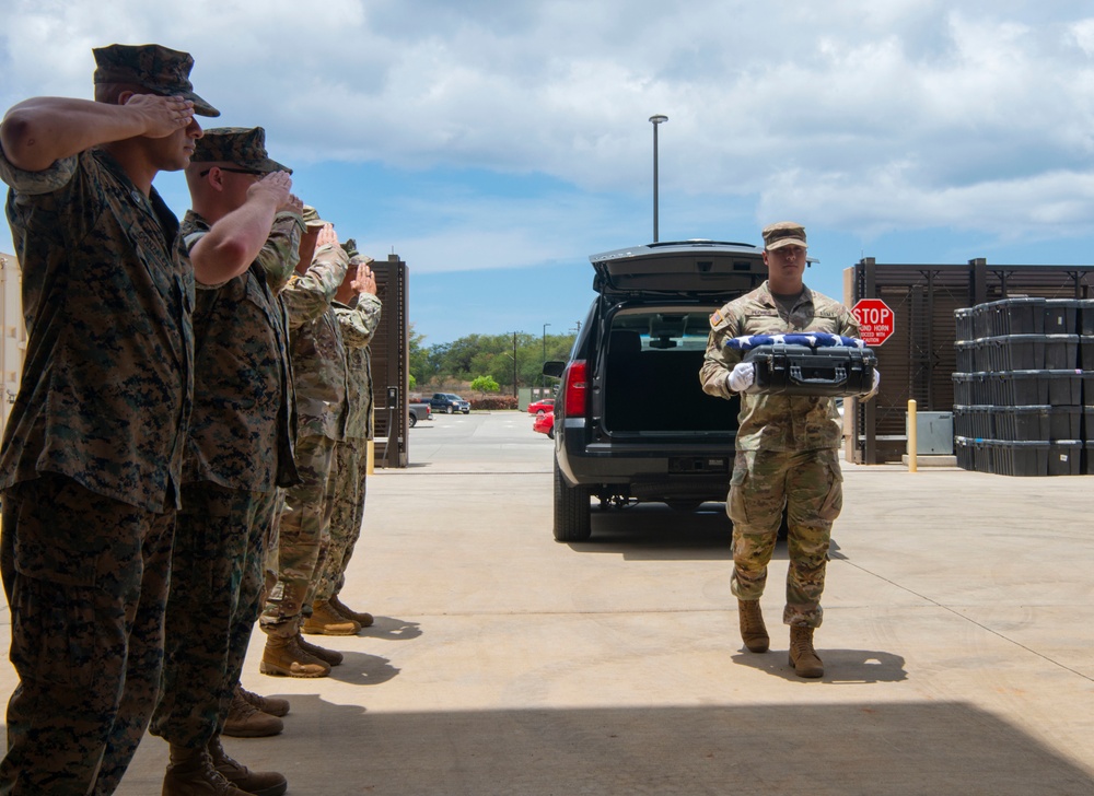 DPAA Performs Dignified Transfer Ceremony for Recovered Remains Found in Vietnam