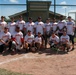 U.S. Navy Sailors from Abraham Lincoln, Gridley participate in a softball game during RIMPAC 2022