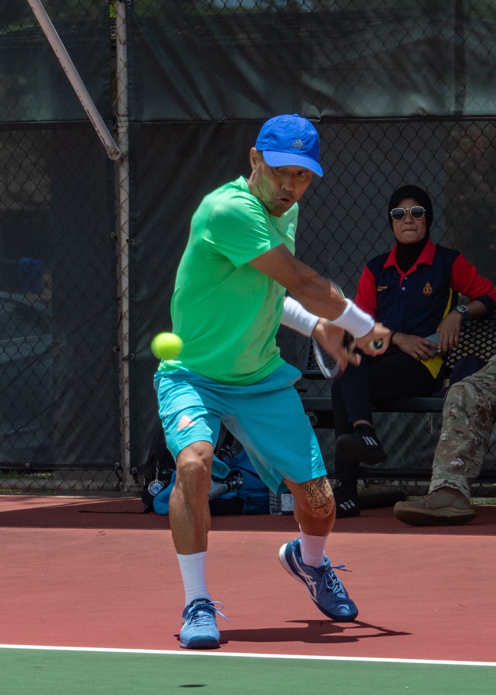 Sailors participates in Tennis Tournament During Rim of Pacific (RIMPAC) 2022