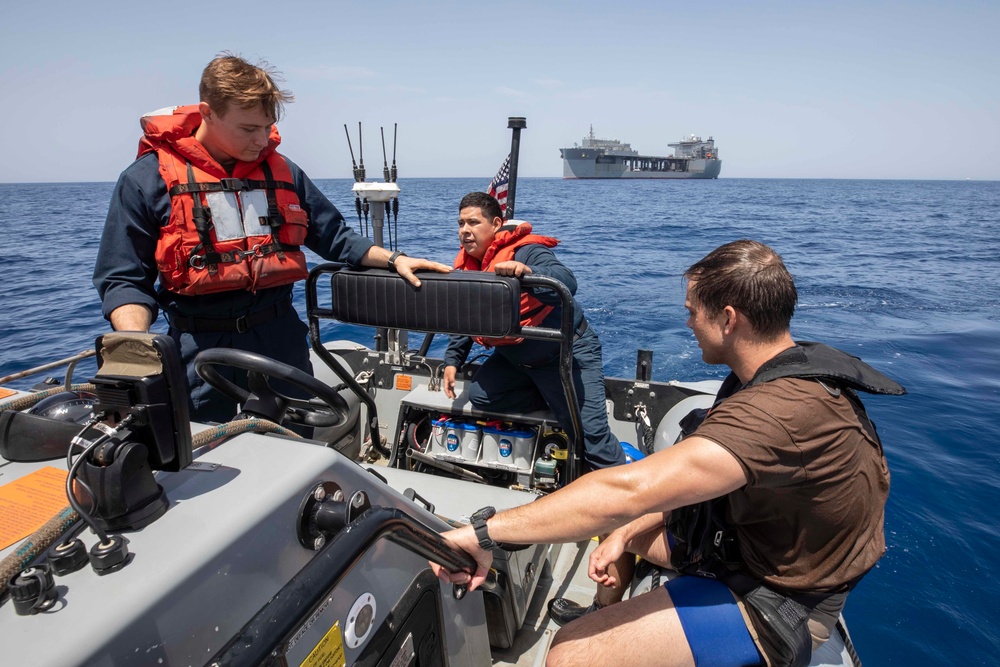 USS Hershel "Woody" Williams (ESB 4) Conducts Search and Rescue Training During Exercise Phoenix Express 22.