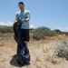 USS Hershel "Woody" Williams (ESB 4) Sailors Participate In a Beach Clean Up Event