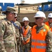 Commander of the 101st Airborne Division (Air Assault) travels to Greece to observe the port operations