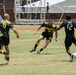 U.S. Navy Sailors from Abraham Lincoln, Fitzgerald compete in a soccer game during RIMPAC 2022