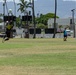 U.S. Navy Sailors from Abraham Lincoln, Fitzgerald compete in a soccer game during RIMPAC 2022