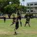 U.S. Navy Sailors from Abraham Lincoln, Fitzgerald compete in a soccer game during RIMPAC 2022