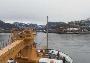 U.S. Coast Guard Cutter Oak crew visits Sisimiut, Greenland