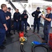 U.S. Coast Guard Oak crew trains enroute to Exercise Argus