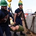 U.S. Coast Guard Oak crew trains enroute to Exercise Argus