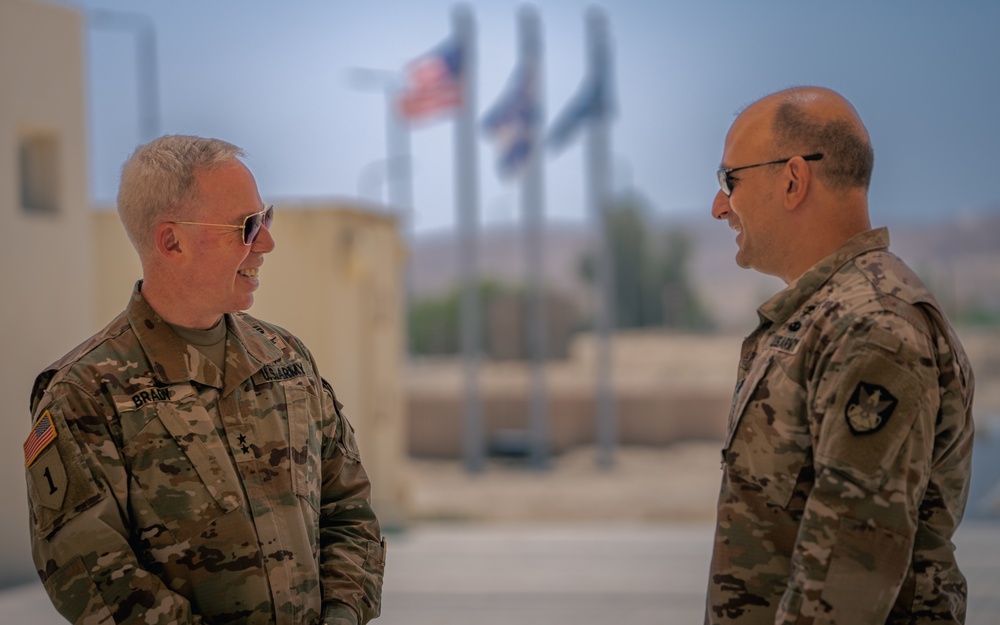 Top air defenders from EUCOM and Israel strengthen bonds, professional and personal