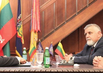 Adjutant General of Pennsylvania meets with President of Lithuania