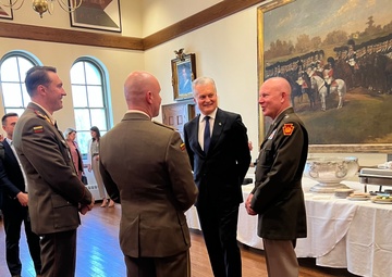 Adjutant General of Pennsylvania meets with President of Lithuania