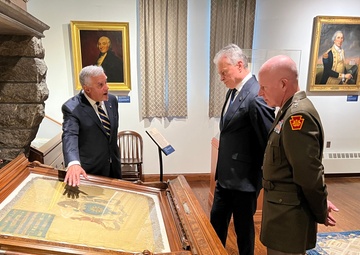 Adjutant General of Pennsylvania meets with President of Lithuania