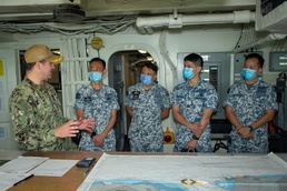 Frank Cable Hosts Tour for Republic of Singapore Navy