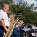 Fort Sam's Own 323d Army Band and the 78th Army Reserve  Band perform together at the Alamo