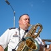 Fort Sam's Own 323d Army Band and the 78th Band perform together at the Alamo