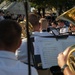 Fort Sam's Own 323d Army Band and the 78th Army Reserve Band perform together at the Alamo