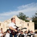 Fort Sam's Own 323d Army Band and the 78th Army Reserve Band perform together at the Alamo