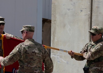 1st Stryker Brigade Combat Team, 4th Infantry Division, Transfer Of Authority Ceremony to 1st Brigade Combat Team, 10th Mountain Division, May 27, 2022, at Erbil Air Base, Iraq.
