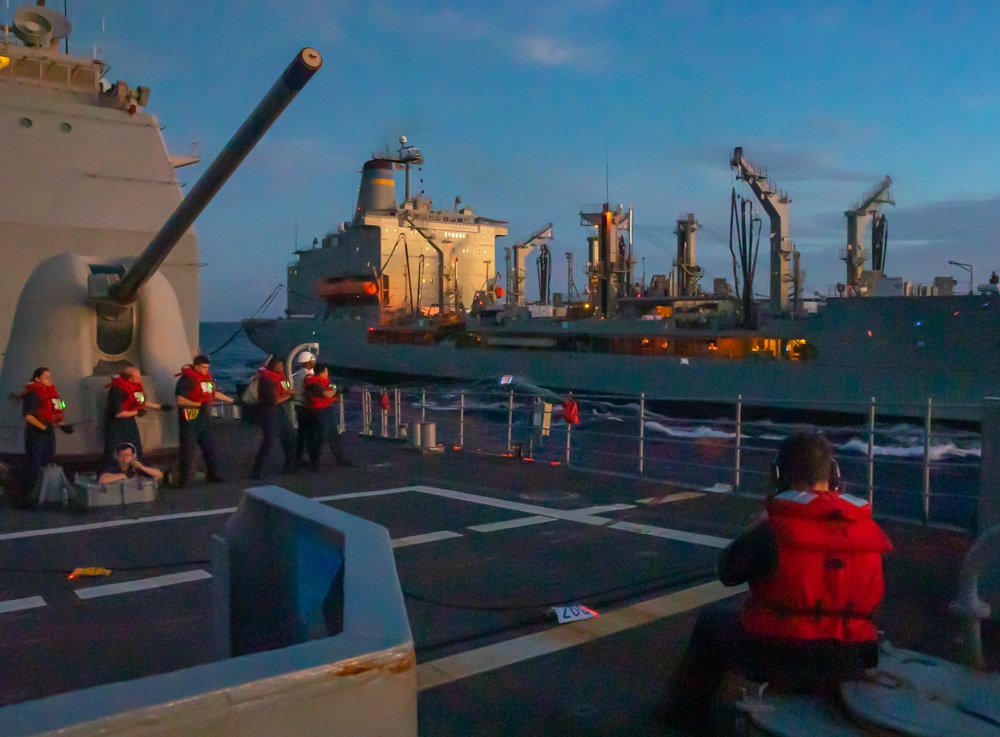 USS Antietam (CG 54) Fueling-At-Sea