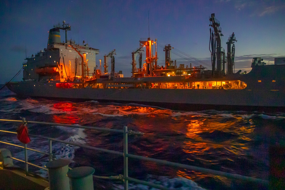 USS Antietam (CG 54) Fueling-At-Sea