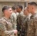 CJTF-OIR’s Task Force Santiago conducts a Soldier sleeve insignia ceremony June 22, 2022, at Union III Forward Operating Base, Iraq