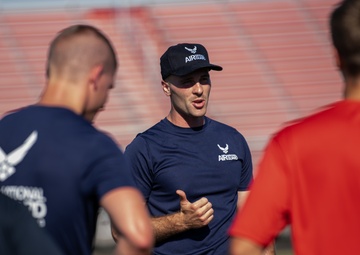 Airmen participate in local flag-football event